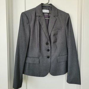 Calvin Klein Grey Pinstripe Blazer